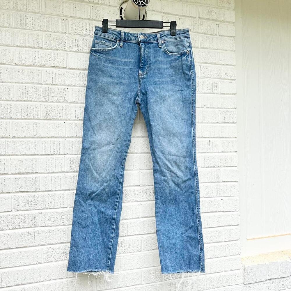 Free People Light Wash High Waisted Jeans
